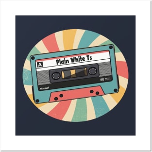 plain white TS retro Posters and Art